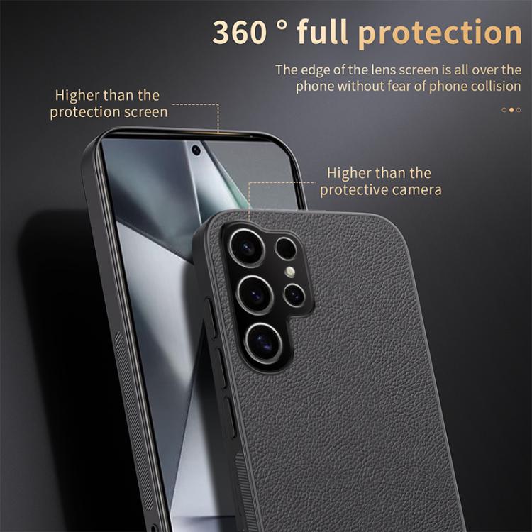 For Samsung Galaxy S25 Ultra 5G HUIYI Leather Magnetic Phone Case(Brown) - free shipping - PMC Jewellery - Order now!