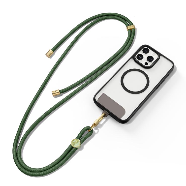 DUX DUCIS Garden Series Tile Pattern Adjustable Crossbody Phone Lanyard(Army Green) - Lanyards & Wrist Straps by DUX DUCIS | Online Shopping South Africa | PMc TechLife | Buy Now Pay Later Mobicred