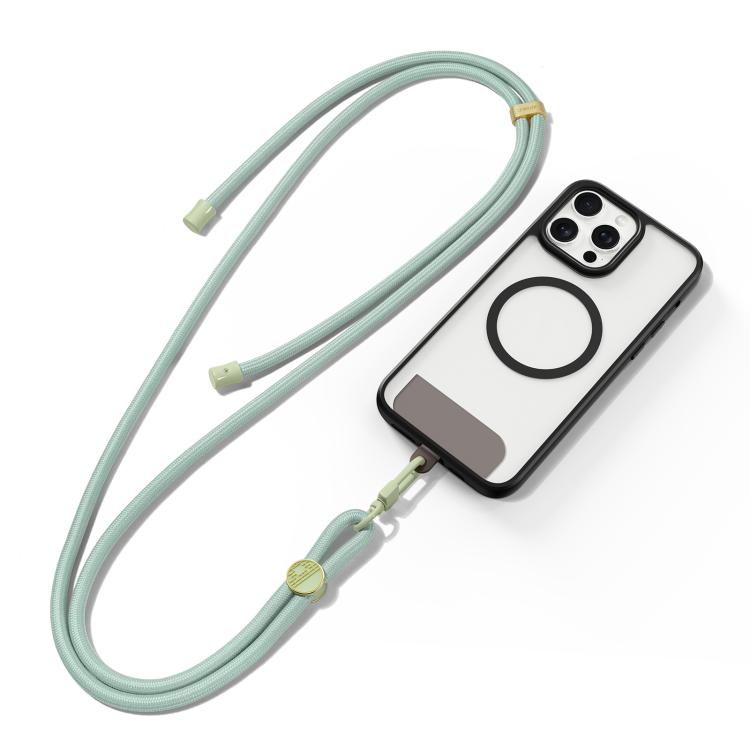 DUX DUCIS Garden Series Tile Pattern Adjustable Crossbody Phone Lanyard(Light Green) - Lanyards & Wrist Straps by DUX DUCIS | Online Shopping South Africa | PMc TechLife | Buy Now Pay Later Mobicred
