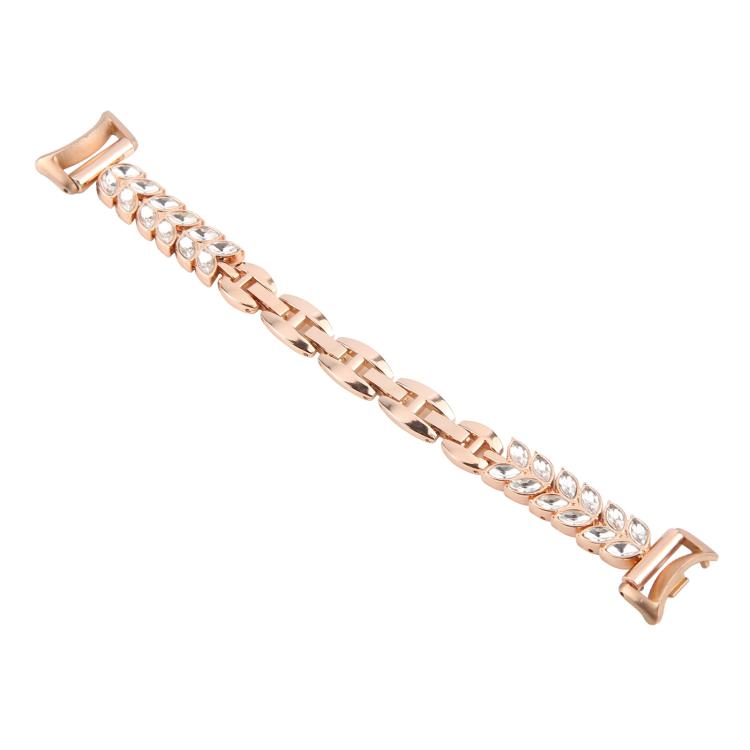 For Xiaomi Smart Band 9 / 8 Wheat Ear Diamond Bracelet Metal Watch Band(Rose Gold) - free shipping - PMC TechLife - Order now!
