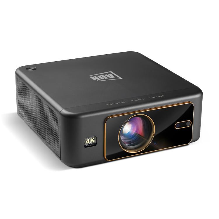 AUN U002 1920x1080P 970ANSI Android 12 Home Theater Smart Projector, US Plug(Dark Grey) - LED Projector by AUN | Online Shopping South Africa | PMc TechLife | Buy Now Pay Later Mobicred