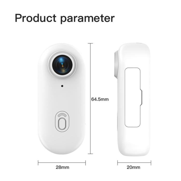 H88 4K Thumb Sports Camera Mini WiFi Camera, Specification:Simple Version(Black) - Video Cameras by PMC TechLife | Online Shopping South Africa | PMC TechLife | Buy Now Pay Later Mobicred