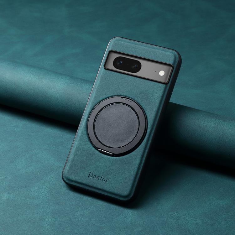 For Google Pixel 7 Denior A14 Skin Feel Rotating Holder MagSafe Phone Case(Black) - free shipping - PMC TechLife - Order now!