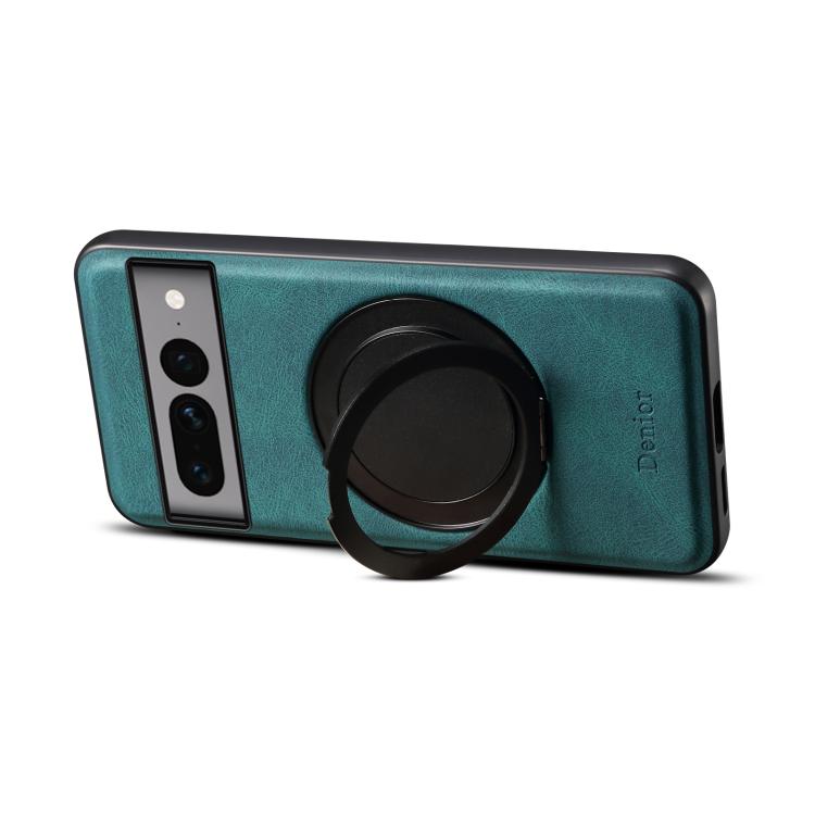 For Google Pixel 7 Pro Denior A14 Skin Feel Rotating Holder MagSafe Phone Case(Blue) - free shipping - PMC TechLife - Order now!