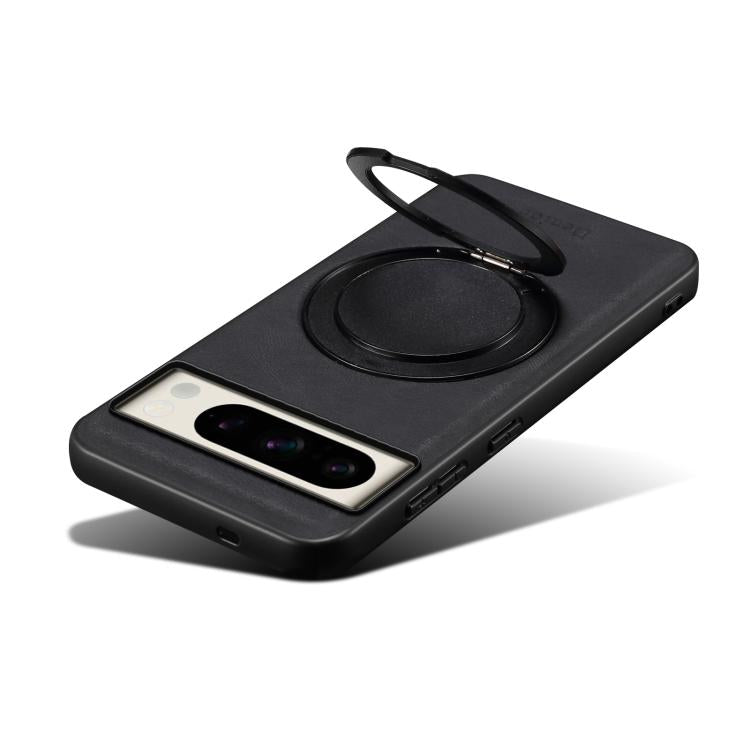 For Google Pixel 8 Pro Denior A14 Skin Feel Rotating Holder MagSafe Phone Case(Black) - free shipping - PMC TechLife - Order now!