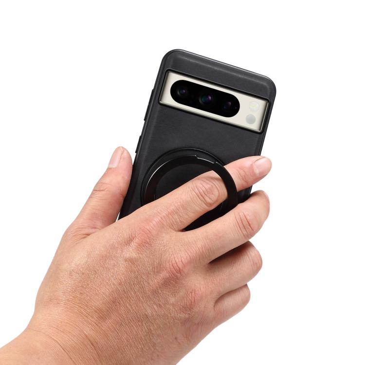For Google Pixel 8 Pro Denior A14 Skin Feel Rotating Holder MagSafe Phone Case(Black) - free shipping - PMC TechLife - Order now!