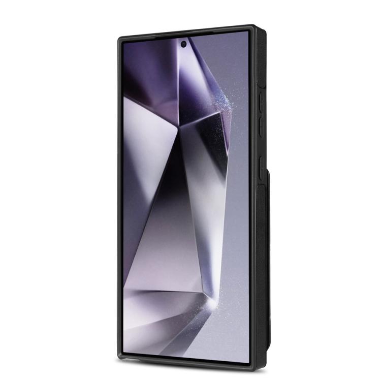 For Samsung Galaxy S25 Ultra 5G Skin Feel Detachable Card Bag Magsafe Phone Case(Black) - Galaxy S25 Ultra 5G Cases by PMC Jewellery | Online Shopping South Africa | PMC Jewellery | Buy Now Pay Later Mobicred