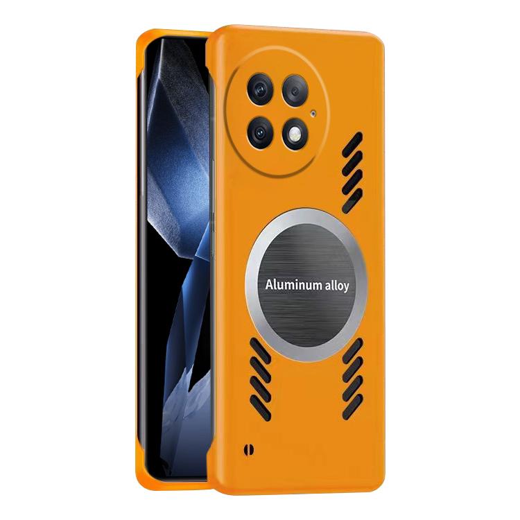 For OnePlus 13 All-inclusive Lens Frameless Graphene Cooling Phone Case(Orange) - free shipping - PMc TechLife - Order now!