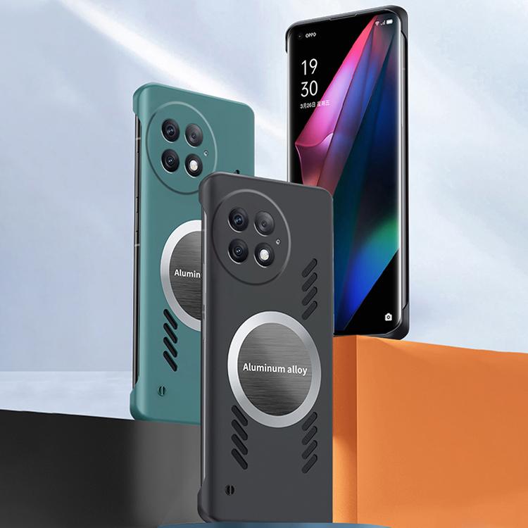 For OnePlus 13 All-inclusive Lens Frameless Graphene Cooling Phone Case(Orange) - free shipping - PMc TechLife - Order now!