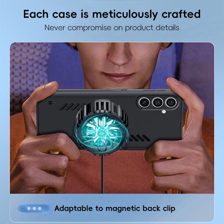 For Samsung Galaxy S24 5G All-inclusive Lens Frameless Graphene Cooling Phone Case(Orange) - Galaxy S24 5G Cases by PMc TechLife | Online Shopping South Africa | PMc TechLife | Buy Now Pay Later Mobicred