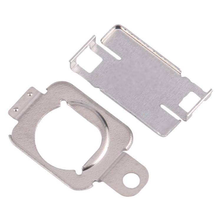 For iPhone 15 1 Pair Flashlight / Mic Iron Sheet Cover (On The Back Cover) - Others by PMc TechLife | Online Shopping South Africa | PMc TechLife | Buy Now Pay Later Mobicred