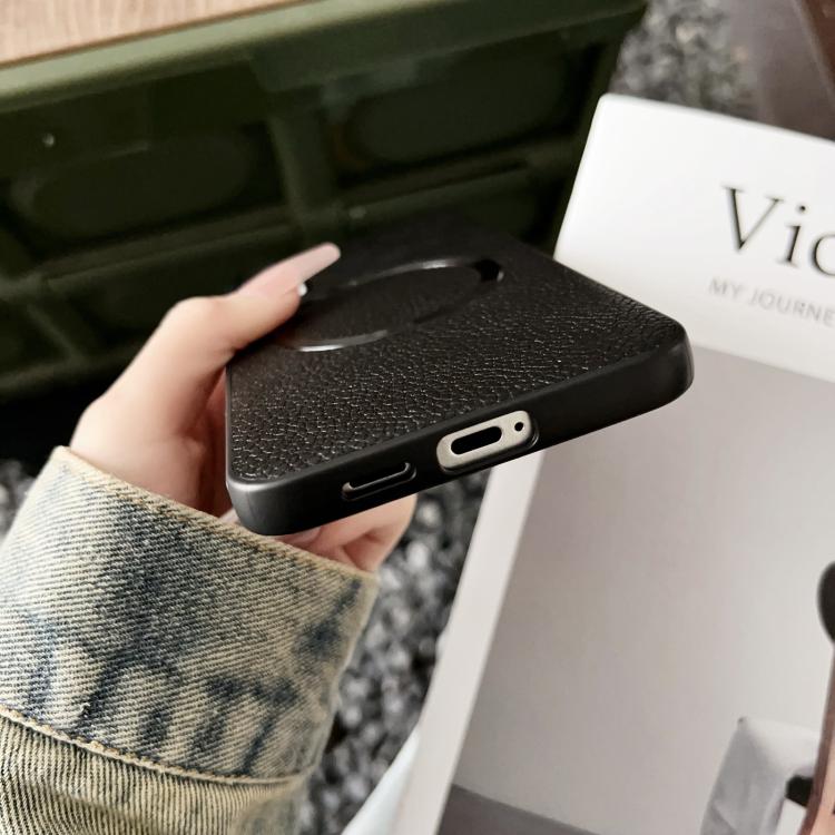 For Samsung Galaxy S25+ 5G CD Magsafe Magnetic Litchi Texture Phone Case(Green) - Galaxy S25+ 5G Cases by PMC TechLife | Online Shopping South Africa | PMC TechLife | Buy Now Pay Later Mobicred