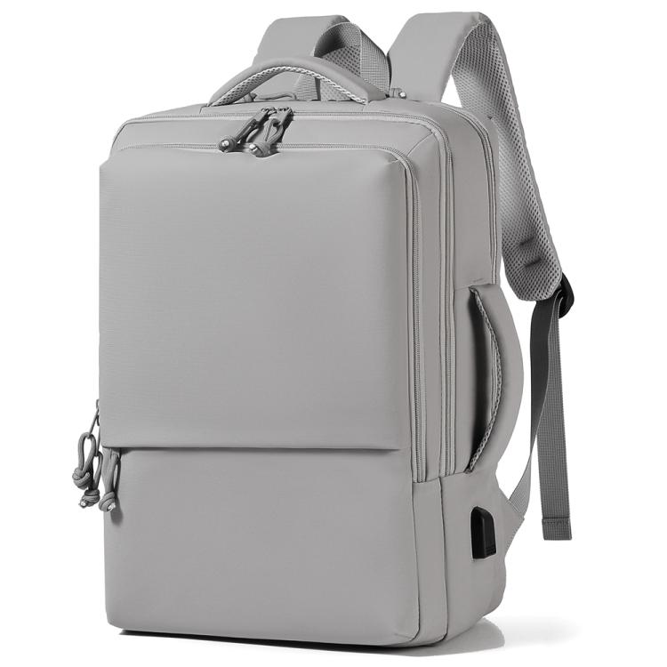 P960 Large Capacity Water Resistant Fashionable Backpack(Grey) - Backpack by PMC TechLife | Online Shopping South Africa | PMC TechLife | Buy Now Pay Later Mobicred