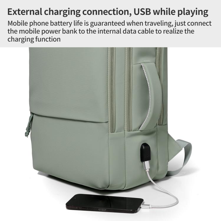 P960 Large Capacity Water Resistant Fashionable Backpack(Grey) - Backpack by PMC TechLife | Online Shopping South Africa | PMC TechLife | Buy Now Pay Later Mobicred