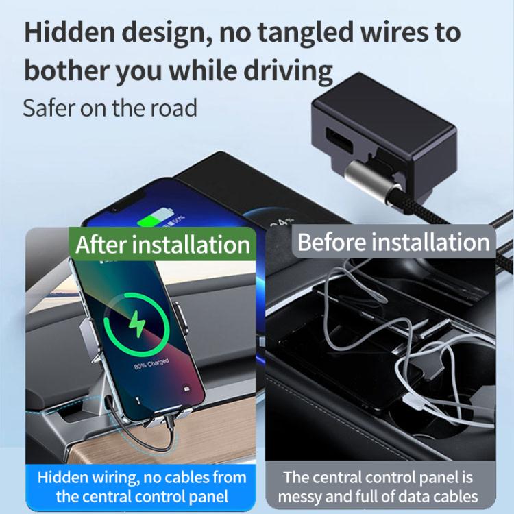 DC12-24V Car OBD Charger(Black) - DIY Modified Charger by PMc TechLife | Online Shopping South Africa | PMc TechLife | Buy Now Pay Later Mobicred