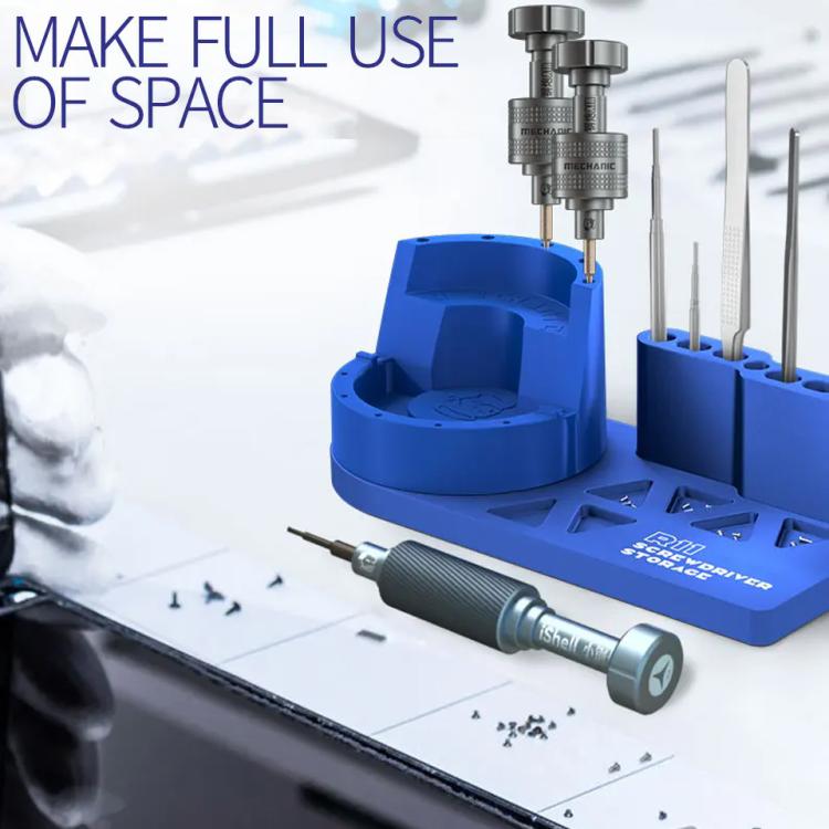 Mechanic R11 Tweezer / Screwdriver Aluminum Alloy Storage Rack with Phone Holder Function - free shipping - PMC TechLife - Order now!