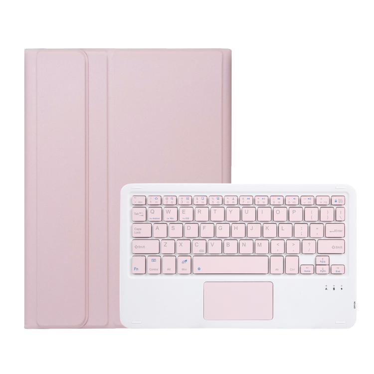 For Honor Pad V9 AH27-A Ultra-thin Detachable Bluetooth Keyboard Leather Tablet Case with Touchpad(Pink White) - Huawei Keyboard by PMC TechLife | Online Shopping South Africa | PMC TechLife | Buy Now Pay Later Mobicred
