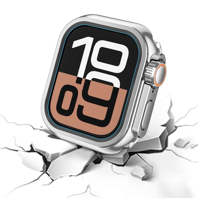 For Apple Watch Series 9 / 8 / 7 45mm Change to Ultra 49mm Zinc Alloy Watch Case(Bright Silver) - free shipping - PMC TechLife - Order now!