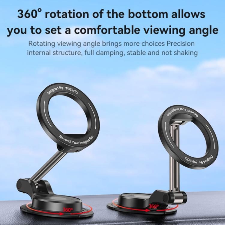 Yesido C218 Car MagSafe Magnetic Mobile Phone Holder(Black) - free shipping - PMc TechLife - Order now!