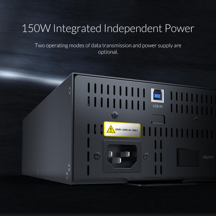 ORICO IH20P Industrial Grade 20 Ports USB 2.0 Hub, Plug:UK Plug(Black) - free shipping - PMC TechLife - Order now!