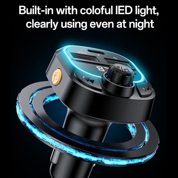 Yesido Y70 Car Bluetooth FM Transmitter(Black) - Bluetooth Car Kits by Yesido | Online Shopping South Africa | PMC TechLife | Buy Now Pay Later Mobicred