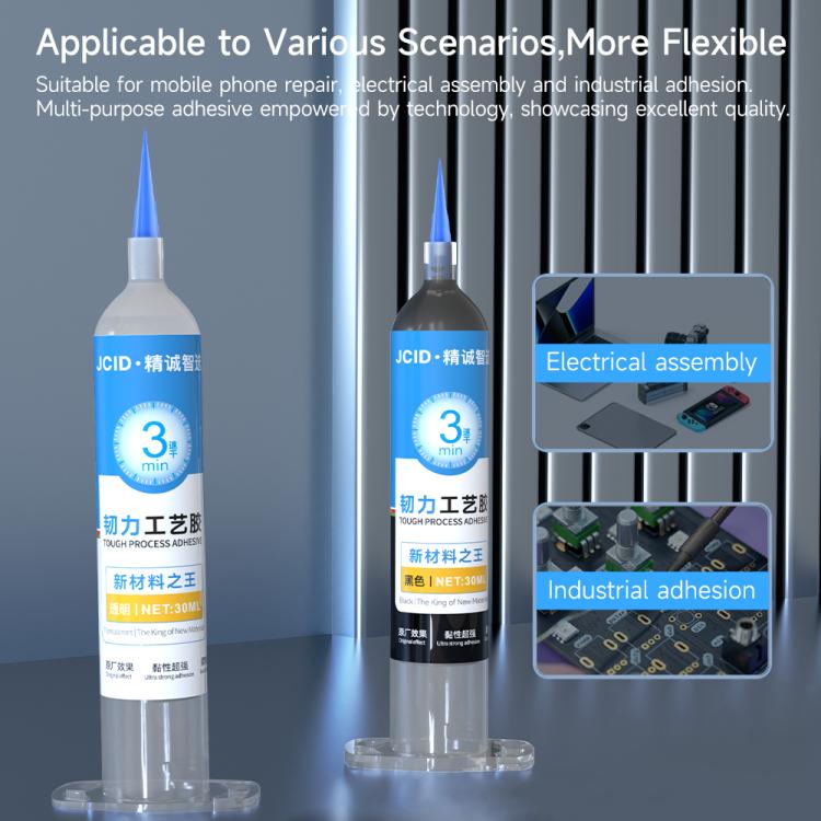 JCID Tough Process Adhesive, Capacity:30ml(Transparent) - Repair Glue Series by JC | Online Shopping South Africa | PMC TechLife | Buy Now Pay Later Mobicred