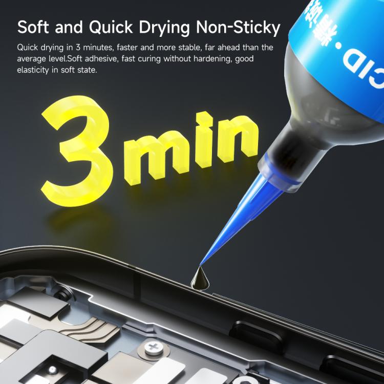 JCID Tough Process Adhesive, Capacity:10ml(Transparent) - free shipping - PMC TechLife - Order now!