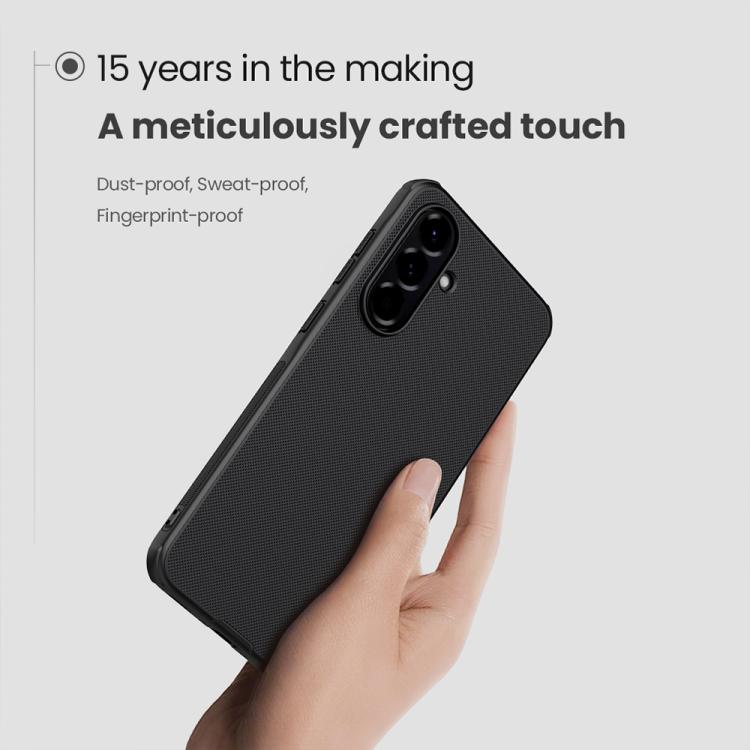 For Samsung Galaxy A56 5G NILLKIN Super Frosted Shield Pro PC + TPU Phone Case(Black) - Galaxy Phone Cases by NILLKIN | Online Shopping South Africa | PMc TechLife | Buy Now Pay Later Mobicred
