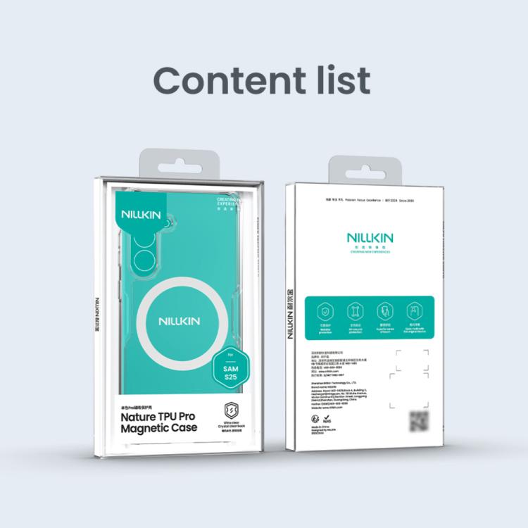 For Samsung Galaxy S25 5G NILLKIN Ultra Clear Magsafe PC + TPU Phone Case(Transparent) - Galaxy S25 5G Cases by NILLKIN | Online Shopping South Africa | PMc TechLife | Buy Now Pay Later Mobicred