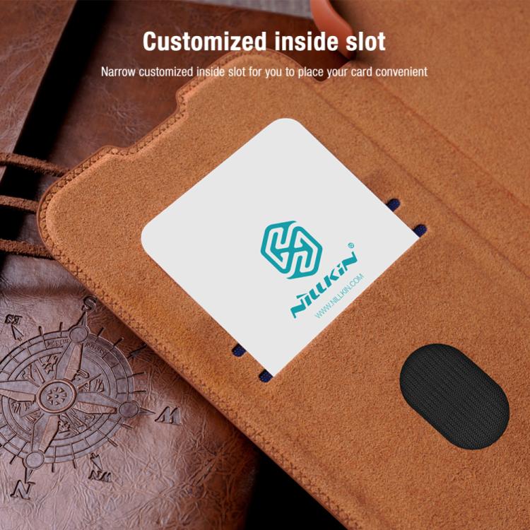 For Samsung Galaxy S25 Ultra 5G NILLKIN QIN Series Pro Sliding Camera Cover Design Leather Phone Case(Black) - free shipping - PMc TechLife - Order now!