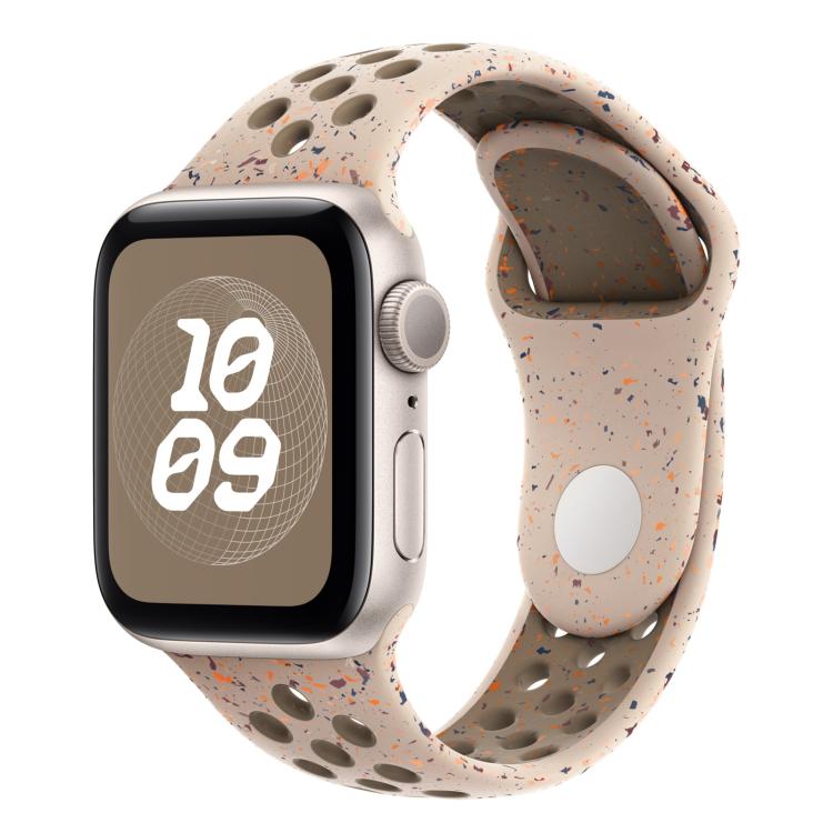 For Apple Watch 42mm / 41mm / 40mm / 38mm Coloful Silicone Watch Band(Sandstone Brown) - free shipping - PMc TechLife - Order now!