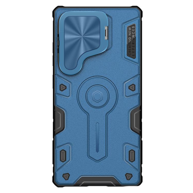 For Samsung Galaxy S25 Ultra 5G NILLKIN Black Rhino Prop MagSafe Magnetic PC Phone Case(Blue) - free shipping - PMc TechLife - Order now!