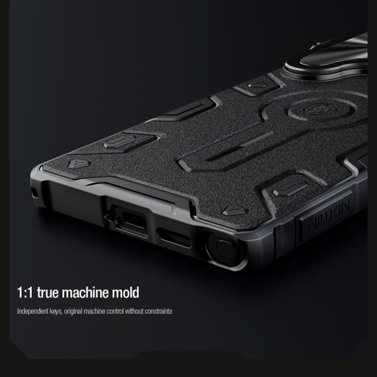For Samsung Galaxy S25 Ultra 5G NILLKIN Black Rhino Prop PC Phone Case(Black) - free shipping - PMc TechLife - Order now!