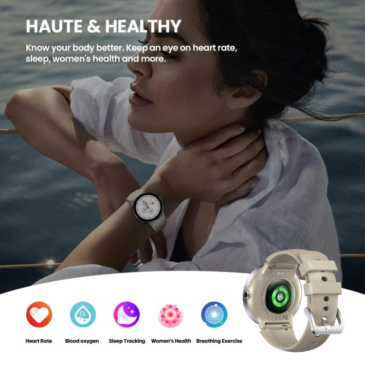 Zeblaze Lily 2 1.2 inch Screen Haute & Healthy Lady Smart Watch(Stardust Silver) - free shipping - PMc TechLife - Order now!
