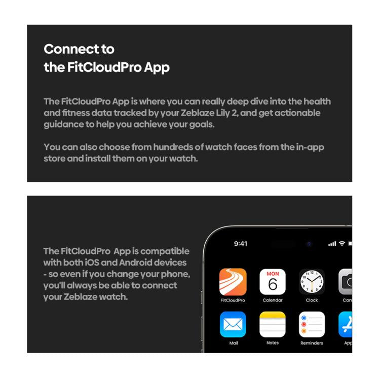 Zeblaze Lily 2 1.2 inch Screen Haute & Healthy Lady Smart Watch(Stardust Silver) - free shipping - PMc TechLife - Order now!