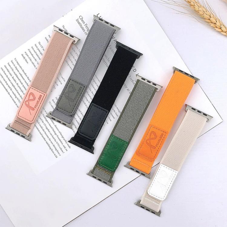 For Apple Watch 46mm / 49mm / 45mm / 44mm Fearless Trail Loop Nylon Band(Milky White) - free shipping - PMc TechLife - Order now!