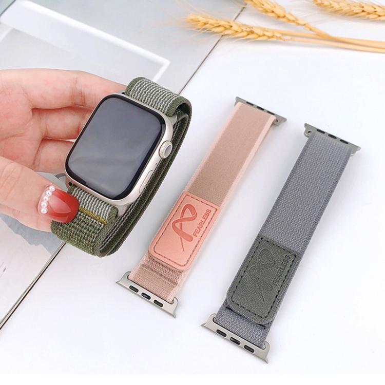 For Apple Watch 46mm / 49mm / 45mm / 44mm Fearless Trail Loop Nylon Band(Milky White) - free shipping - PMc TechLife - Order now!