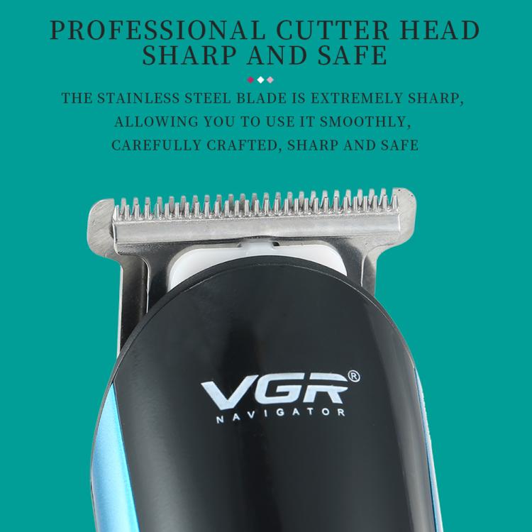VGR V-172 10W Multifunctional USB Electric Hair Clipper(Blue) - Hair Trimmer by VGR | Online Shopping South Africa | PMc TechLife | Buy Now Pay Later Mobicred