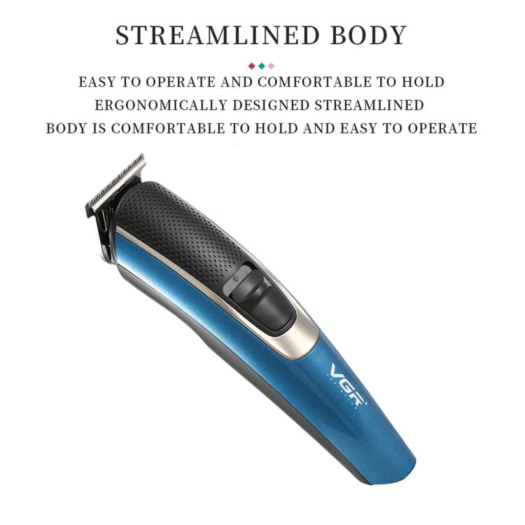 VGR V-172 10W Multifunctional USB Electric Hair Clipper(Blue) - Hair Trimmer by VGR | Online Shopping South Africa | PMc TechLife | Buy Now Pay Later Mobicred
