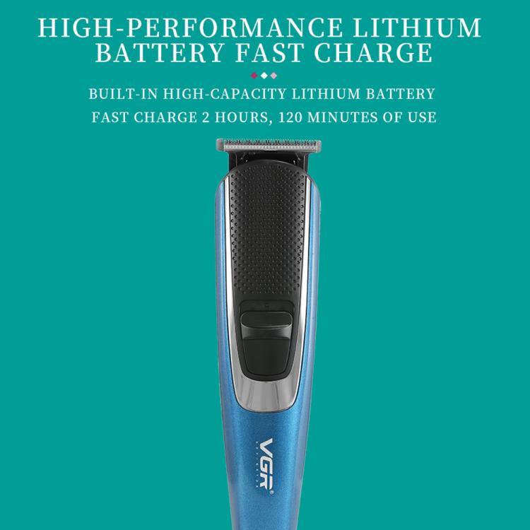 VGR V-172 10W Multifunctional USB Electric Hair Clipper(Blue) - Hair Trimmer by VGR | Online Shopping South Africa | PMc TechLife | Buy Now Pay Later Mobicred