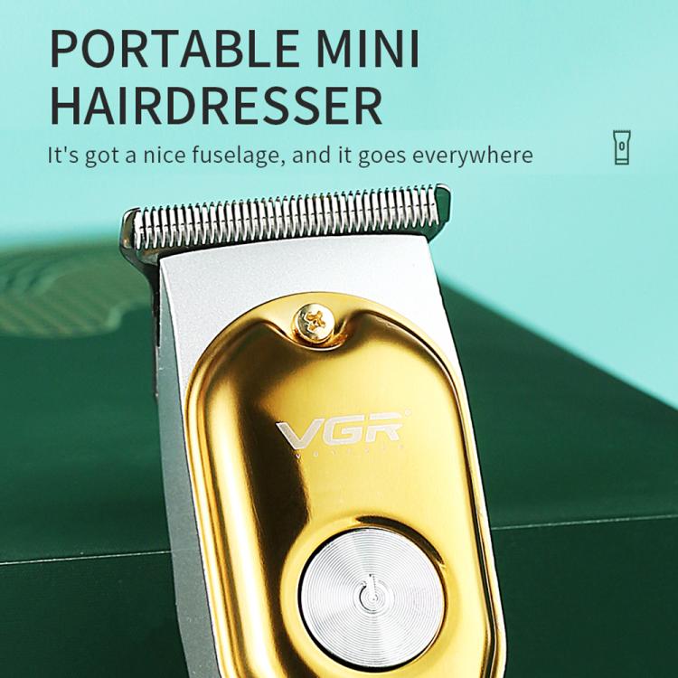 VGR V-290 Portable Mini USB Electric Hair Clipper with Digital Display(Gold) - free shipping - PMC TechLife - Order now!
