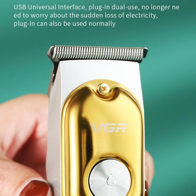 VGR V-290 Portable Mini USB Electric Hair Clipper with Digital Display(Gold) - free shipping - PMC TechLife - Order now!
