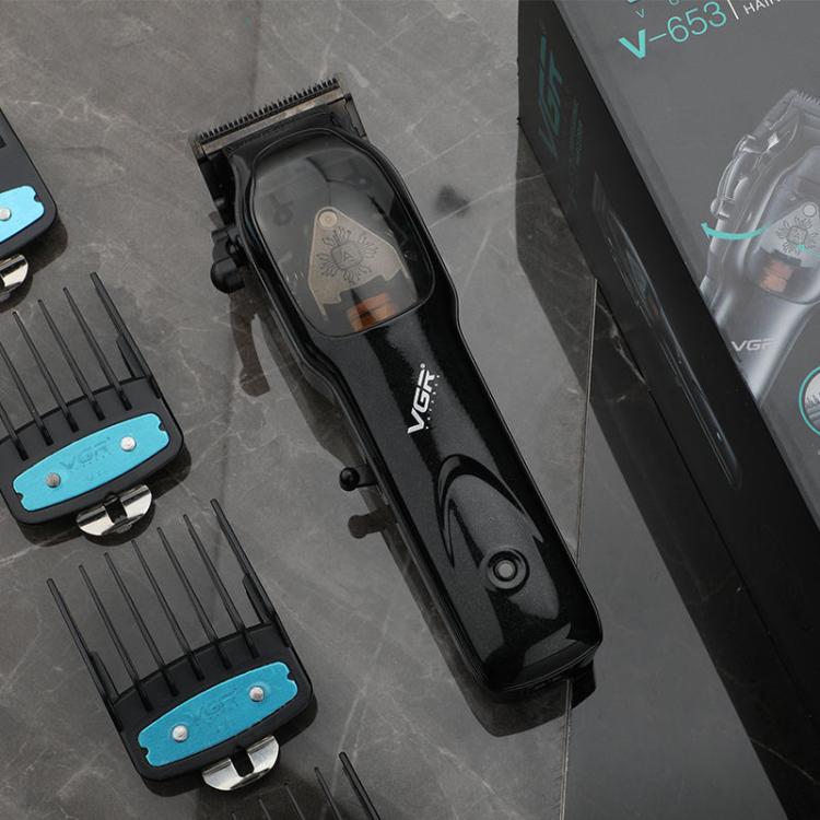 VGR V-653 Professional USB Electric Hair Clipper with Holder(Black) - free shipping - PMC TechLife - Order now!