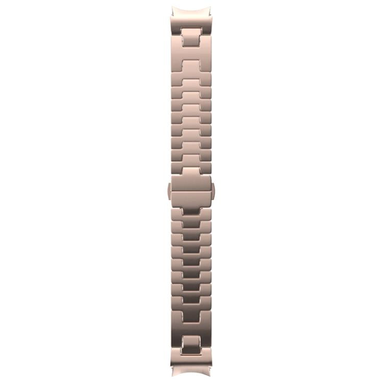 For Samsung Galaxy Watch  7 / 6 / 5 / 4 Quick Release Button H Shaped Stainless Steel Watch Band(Rose Gold) - free shipping - PMC TechLife - Order now!