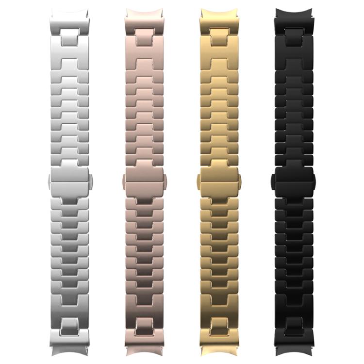For Samsung Galaxy Watch  7 / 6 / 5 / 4 Quick Release Button H Shaped Stainless Steel Watch Band(Silver) - free shipping - PMC TechLife - Order now!