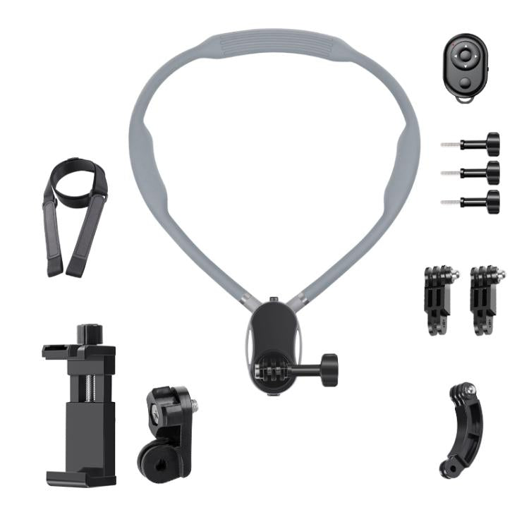Magnetic Neck Mount Anti-shake Bracket, Type:11 in 1 Phone Clamp with Remote - free shipping - PMC TechLife - Order now!