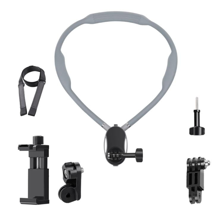 Magnetic Neck Mount Anti-shake Bracket, Type:6 in 1 Phone Clamp - free shipping - PMC TechLife - Order now!