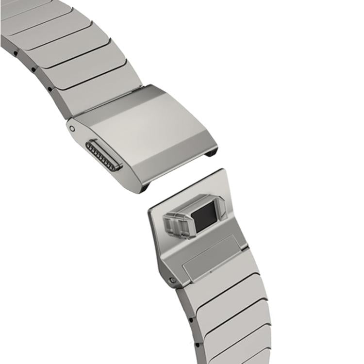 For Samsung Galaxy Watch Ultra 47mm Bamboo Norman Buckle Stainless Steel Watch Band(Titanium Color) - free shipping - PMc TechLife - Order now!
