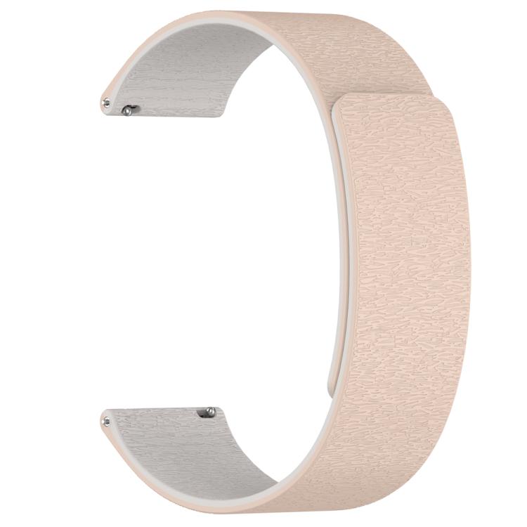 22mm Cloud Wood Grain Silicone Magnetic Watch Band(Milk Tea Rock White) - free shipping - PMc TechLife - Order now!