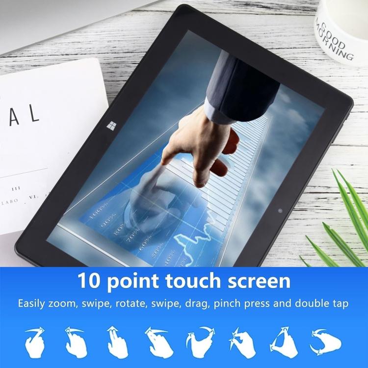 HONGSAMDE 10.1 inch 2 in 1 Tablet PC, 6GB+64GB, Windows 11, Intel Celeron J4105 Quad Core No Keyboard(EU Plug) - free shipping - PMc TechLife - Order now!